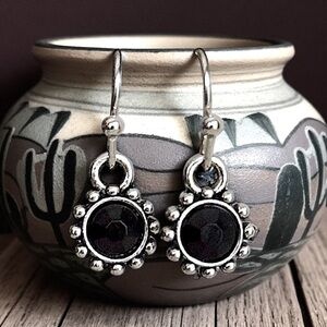 5 For $25💫Small Santa Fe Black Medallion Dangles